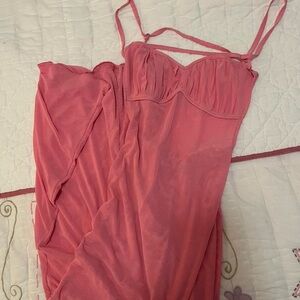 Beginning Boutique Vibrant Pink Dress